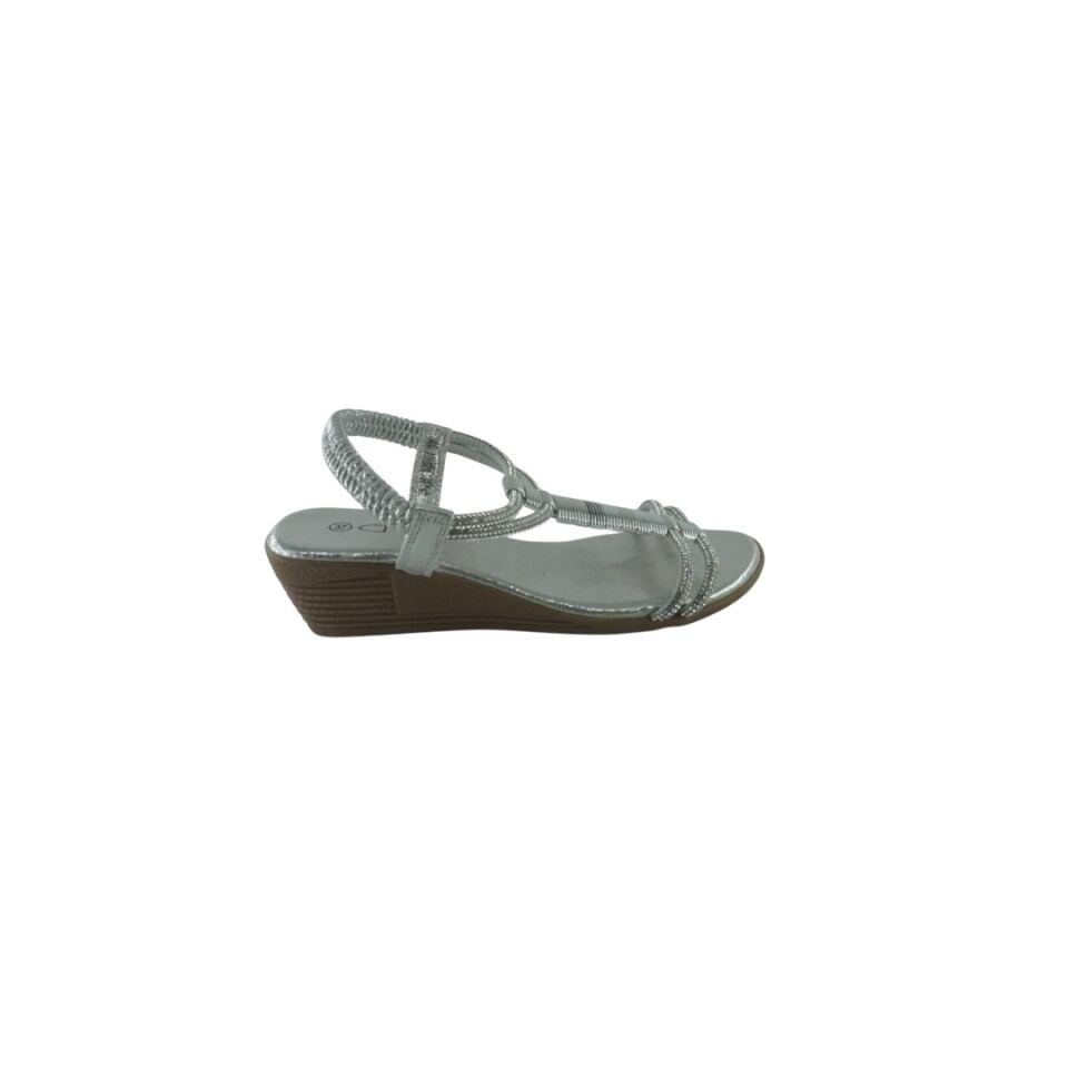 24Y145 GUJA ANATOMIC GÜMÜŞ SANDALET