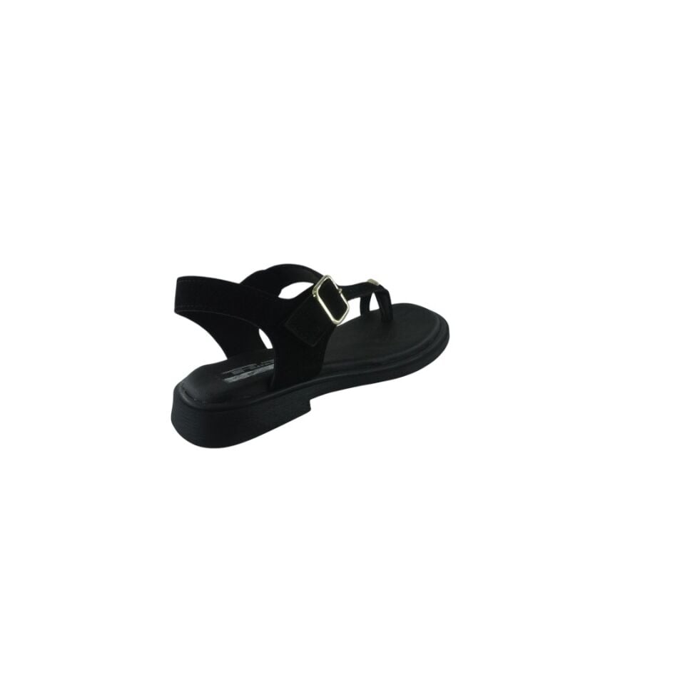 PUNTO 180 PARMAK ARASI SİYAH SANDALET