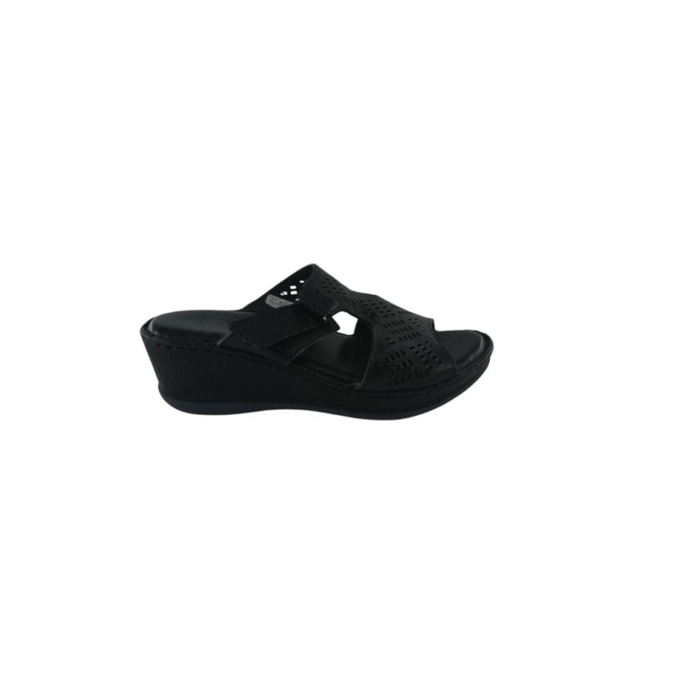 CASTLE BLACK 22325 SIYAH DOLGU TERLİK(DERİ)
