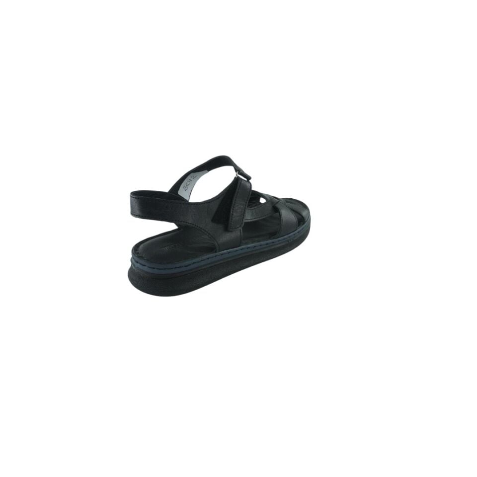 DİEGO CARLOTTI 3012 SIYAH SANDALET (DERİ)