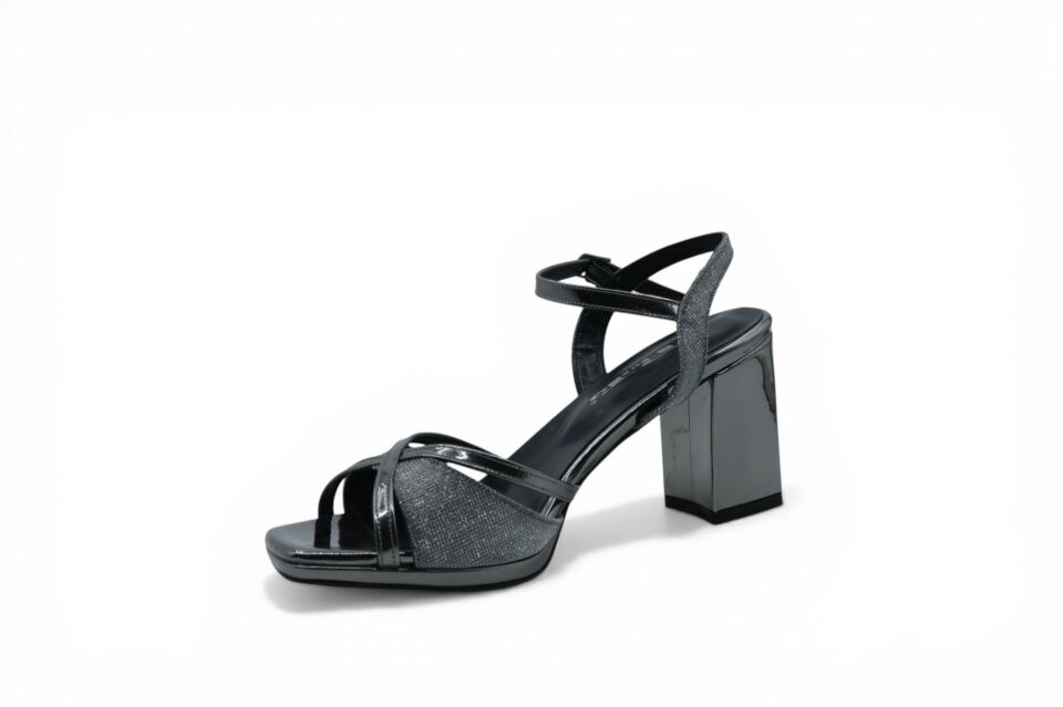PUNTO PLATİN KALIN TOPUKLU 6 CM