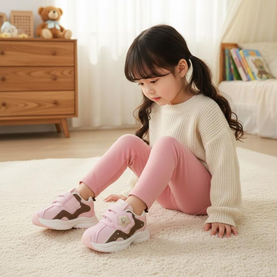 MACO KİDS IŞIKLI PEMBE BEBE SPOR AYAKKABI