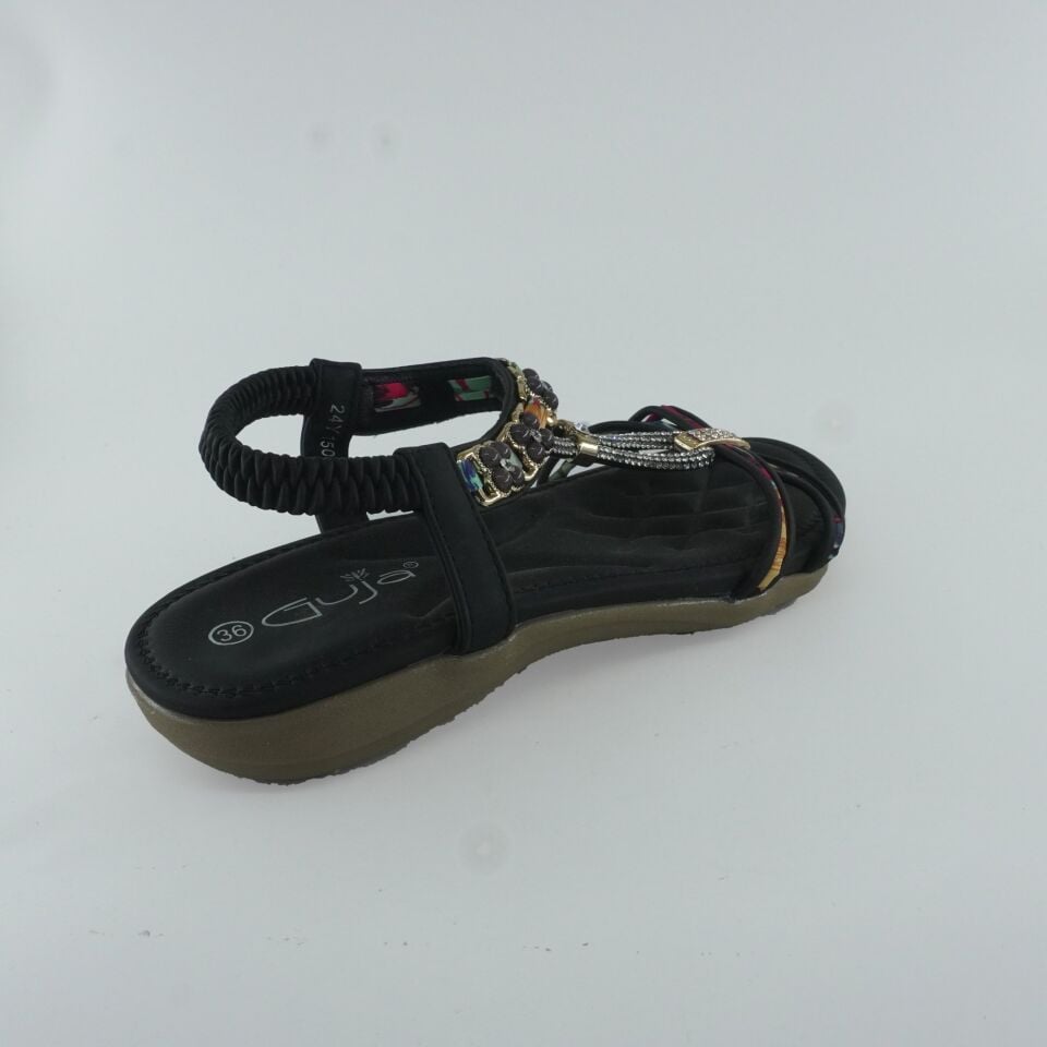 24Y150-1 GUJA SİYAH SANDALET