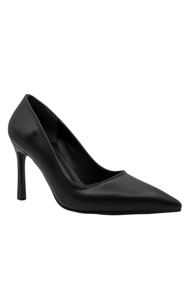 Rella Stiletto Kadın 9 cm Topuklu Siyah Ayakkabı