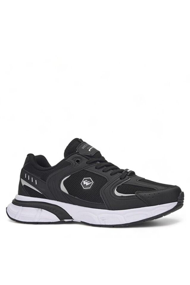 2620 Erkek Siyah/Beyaz Rahat Sneaker