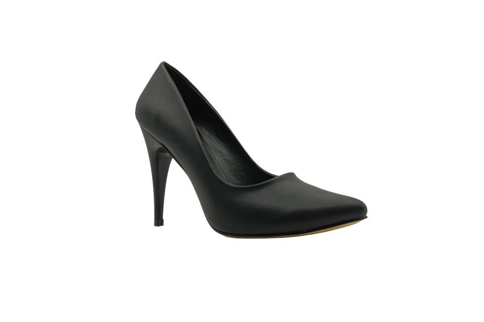 Esstii Stiletto Kadın 10 cm Topuklu Siyah Ayakkabı