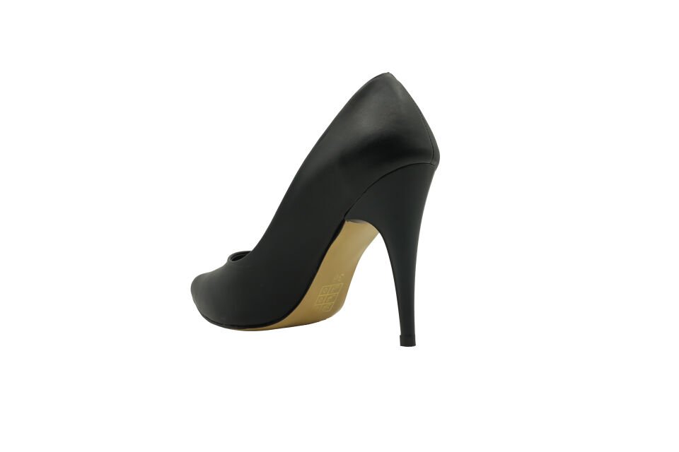 Esstii Stiletto Kadın 10 cm Topuklu Siyah Ayakkabı