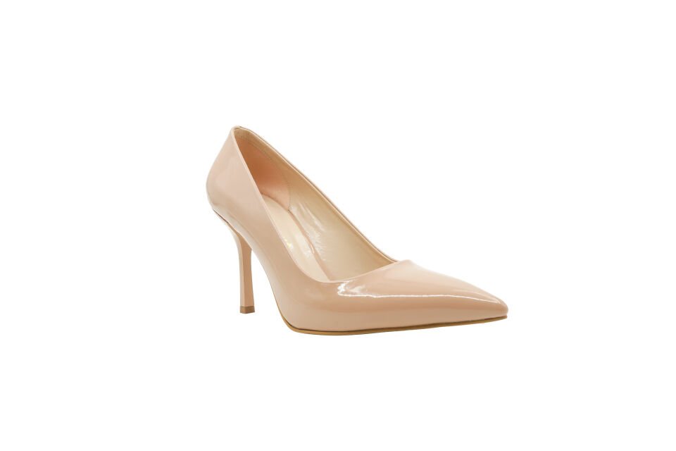 Belarvs Stiletto Kadın 9 cm Topuklu Pudra Ayakkabı