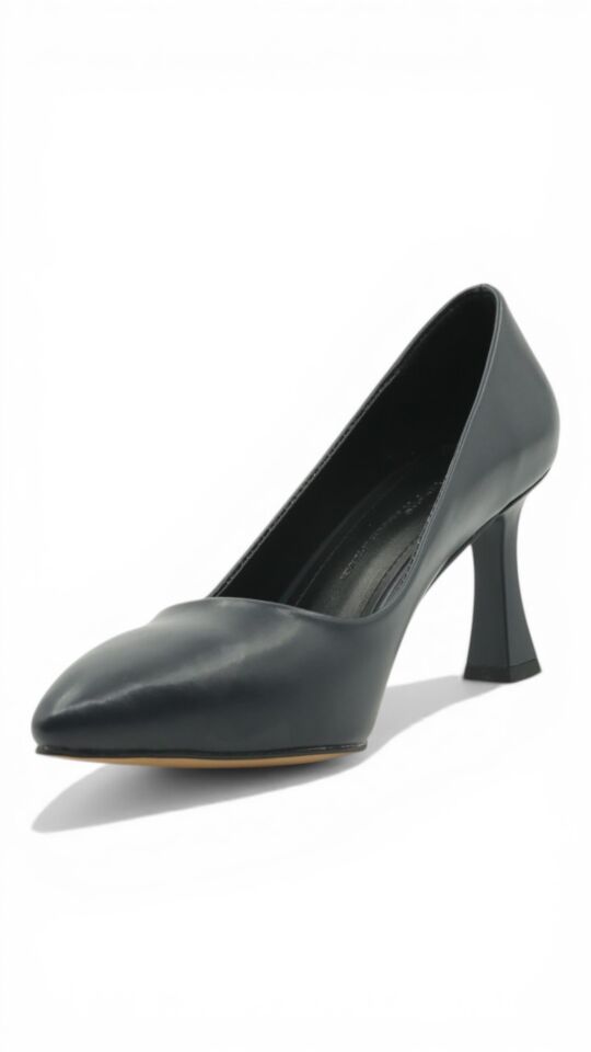 Esstii Stiletto Kadın 8 cm Topuklu Lacivert Ayakkabı
