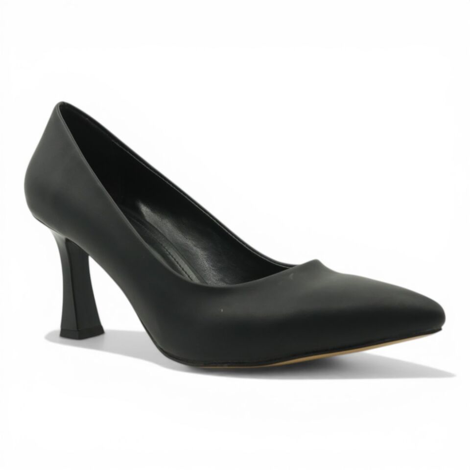 Esstii Stiletto Kadın 8 cm Topuklu Siyah Ayakkabı