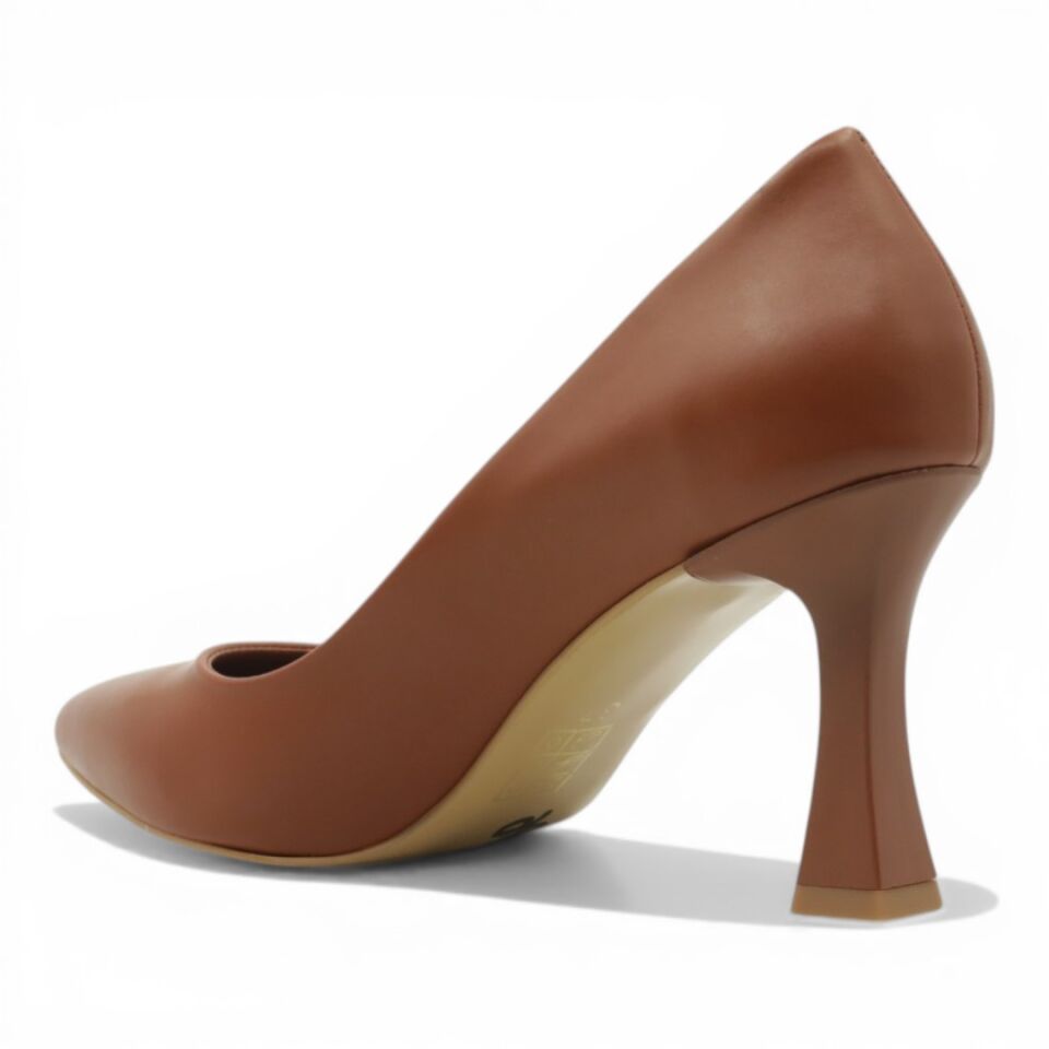 Esstii Stiletto Kadın 8 cm Topuklu Taba Ayakkabı