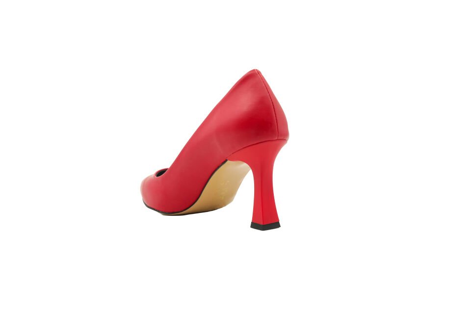 Esstii Stiletto Kadın 8 cm Topuklu Kırmızı Ayakkabı