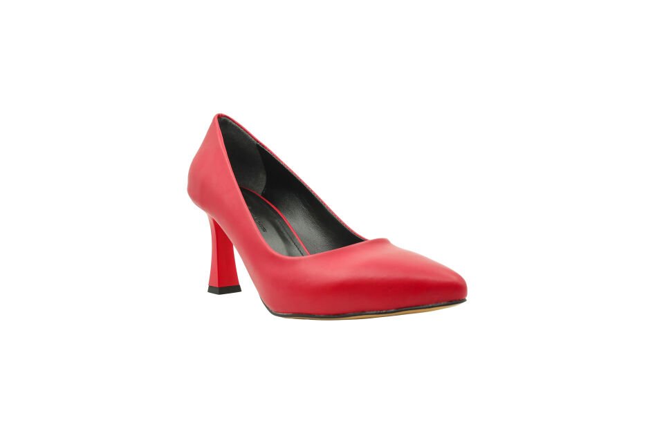 Esstii Stiletto Kadın 8 cm Topuklu Kırmızı Ayakkabı