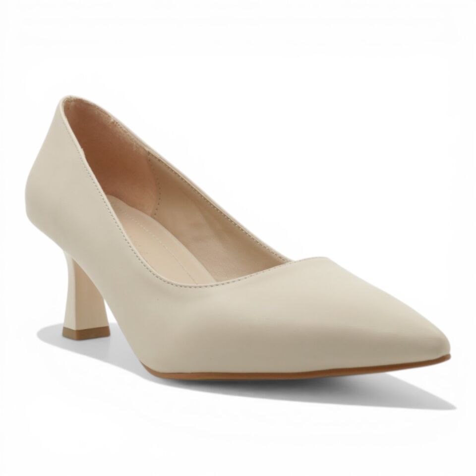 Massima Stiletto Kadın 6 cm Topuklu Ten Ayakkabı