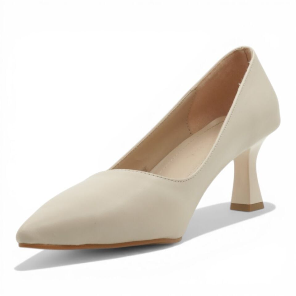 Massima Stiletto Kadın 6 cm Topuklu Ten Ayakkabı