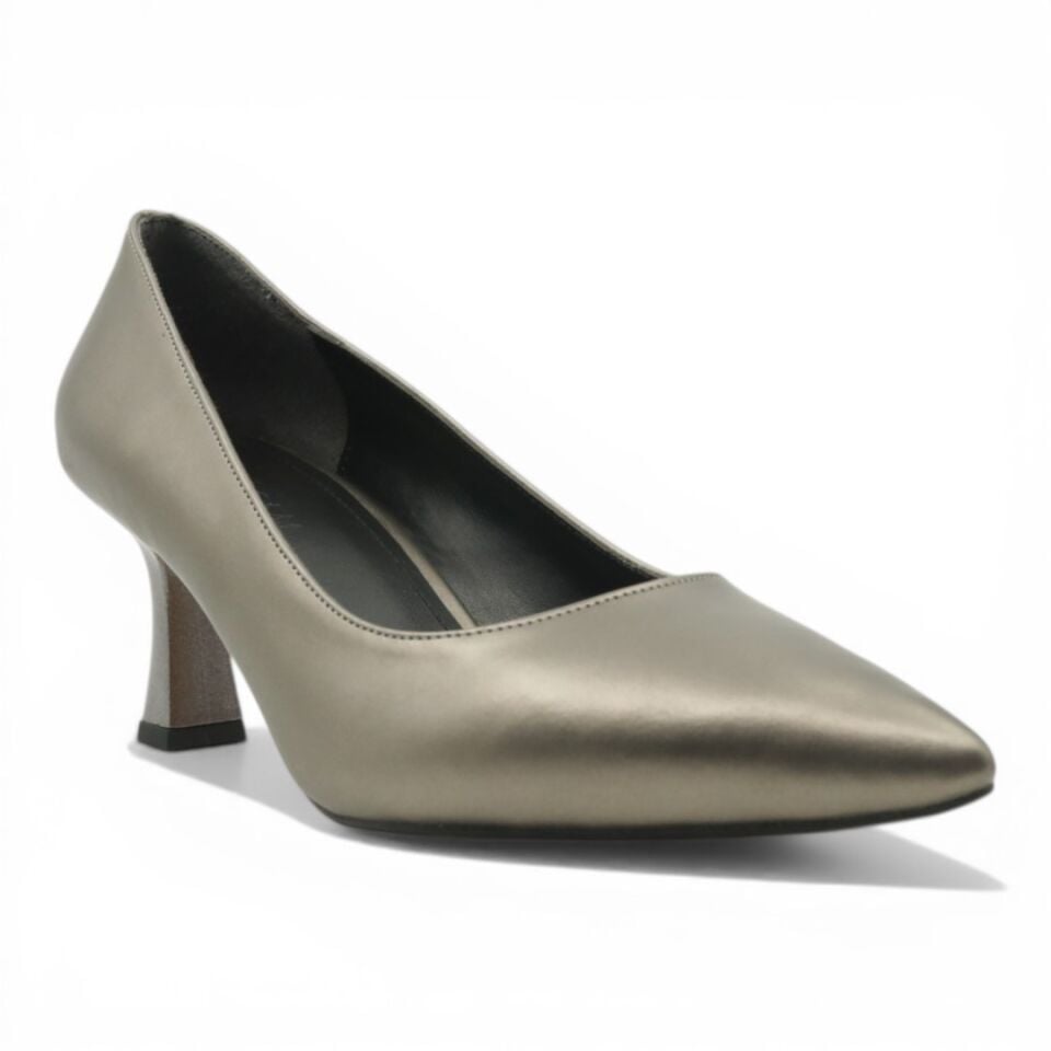 Massima Stiletto Kadın 6 cm Topuklu Platin Ayakkabı
