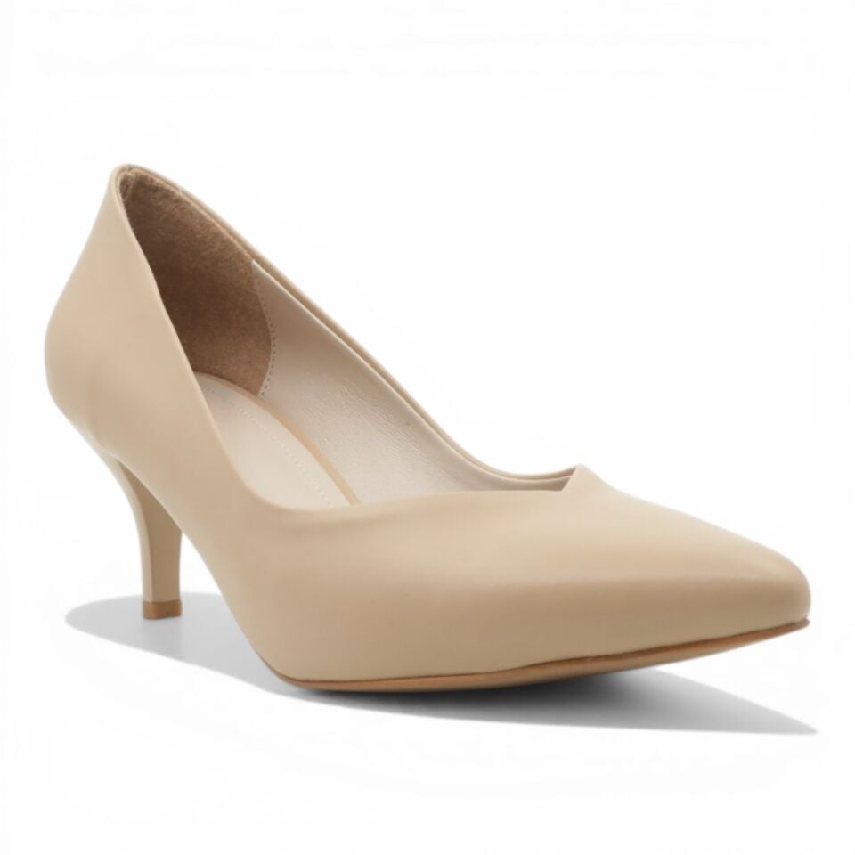 Esstii Stiletto Kadın 6 cm Topuklu Nut Ayakkabı