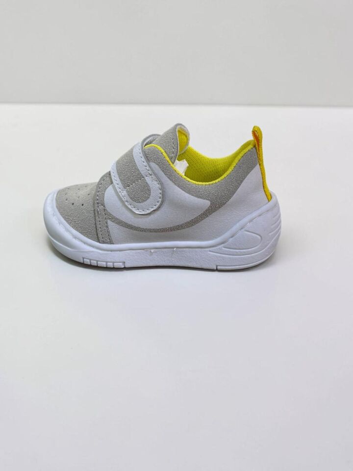 OYMAK BA&BA GRİ BEYAZ BEBE SPOR AYAKKABI