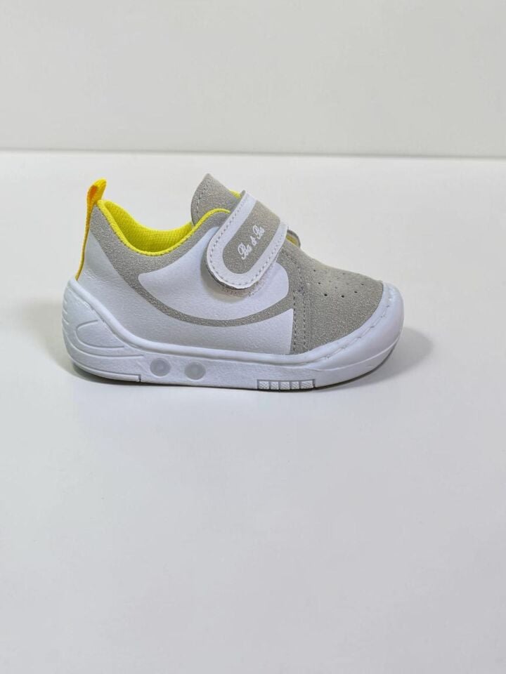 OYMAK BA&BA GRİ BEYAZ BEBE SPOR AYAKKABI