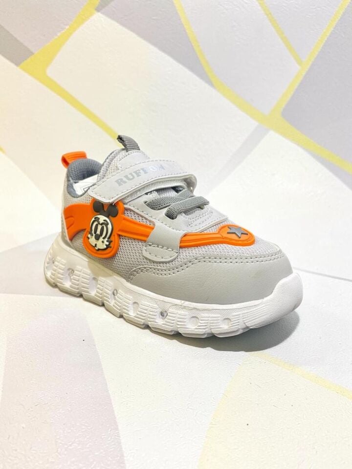 OYMAK RUFFON BUZ FÜME ORANJ BEBE SPOR AYAKKABI