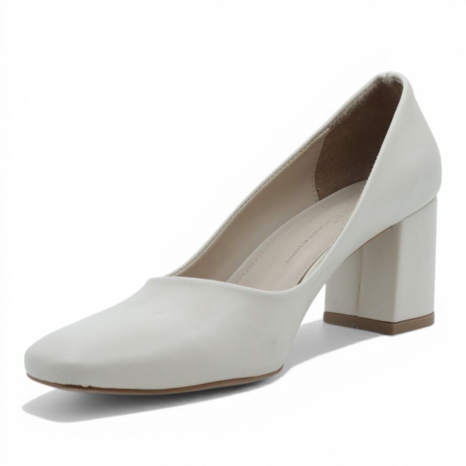 ESSTİİ TEN CİLT KALIN TOPUKLU 7CM