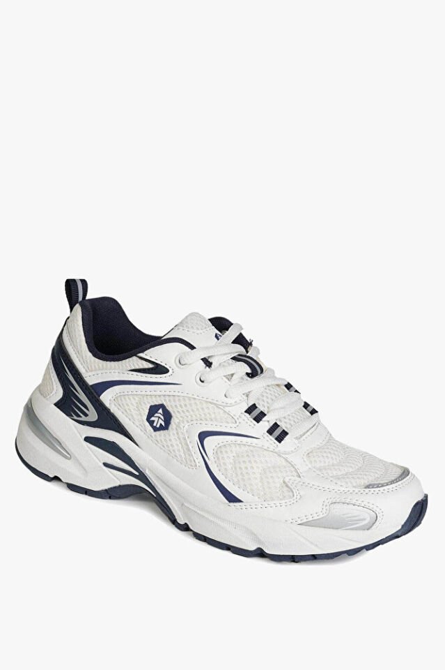 Hader Z Beyaz-Lacivert Kadın Sneaker 24038-Z