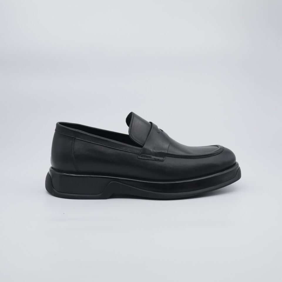 4461 BANNER LOAFER SİYAH CİLT