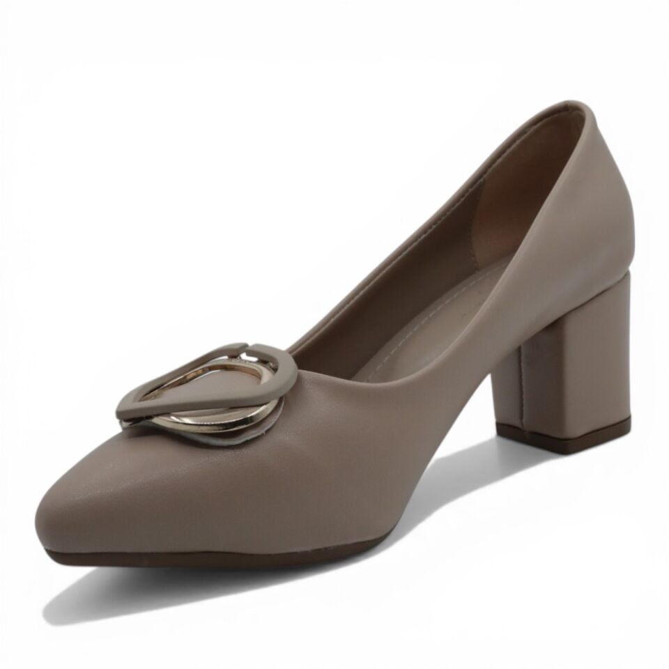 NUT CİLT KALIN TOPUKLU 7CM