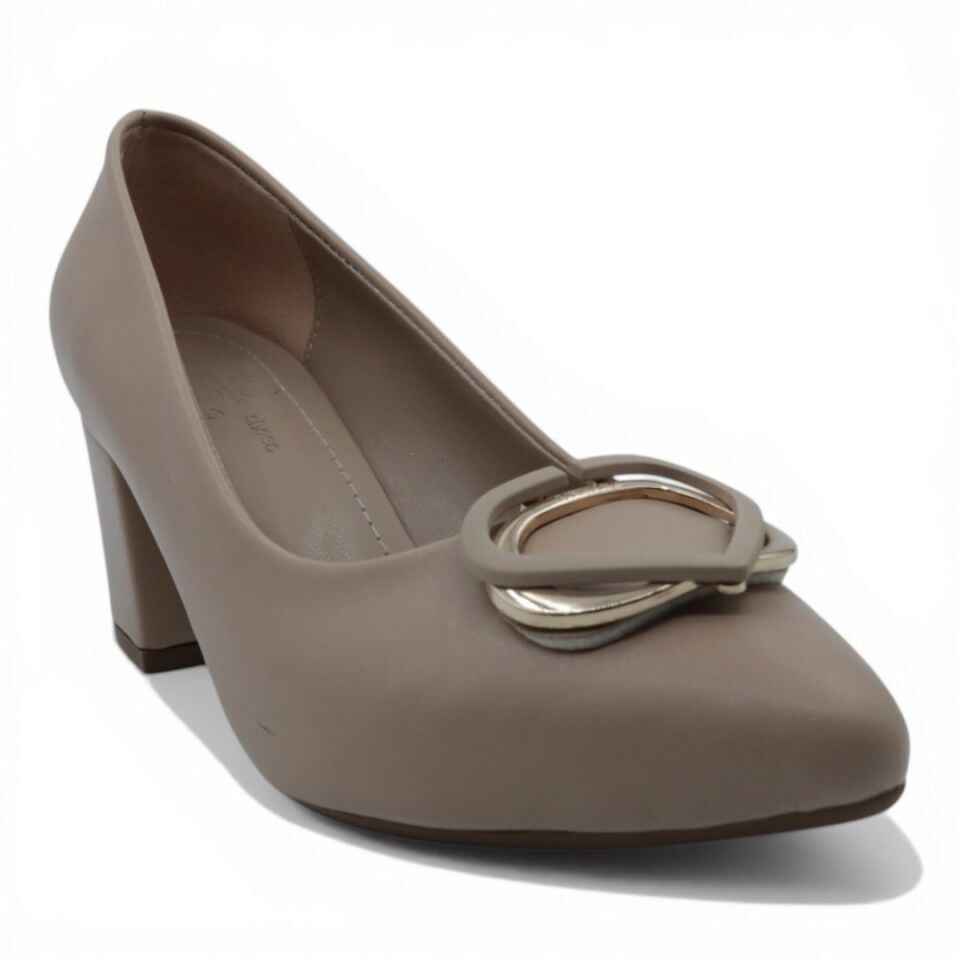 NUT CİLT KALIN TOPUKLU 7CM