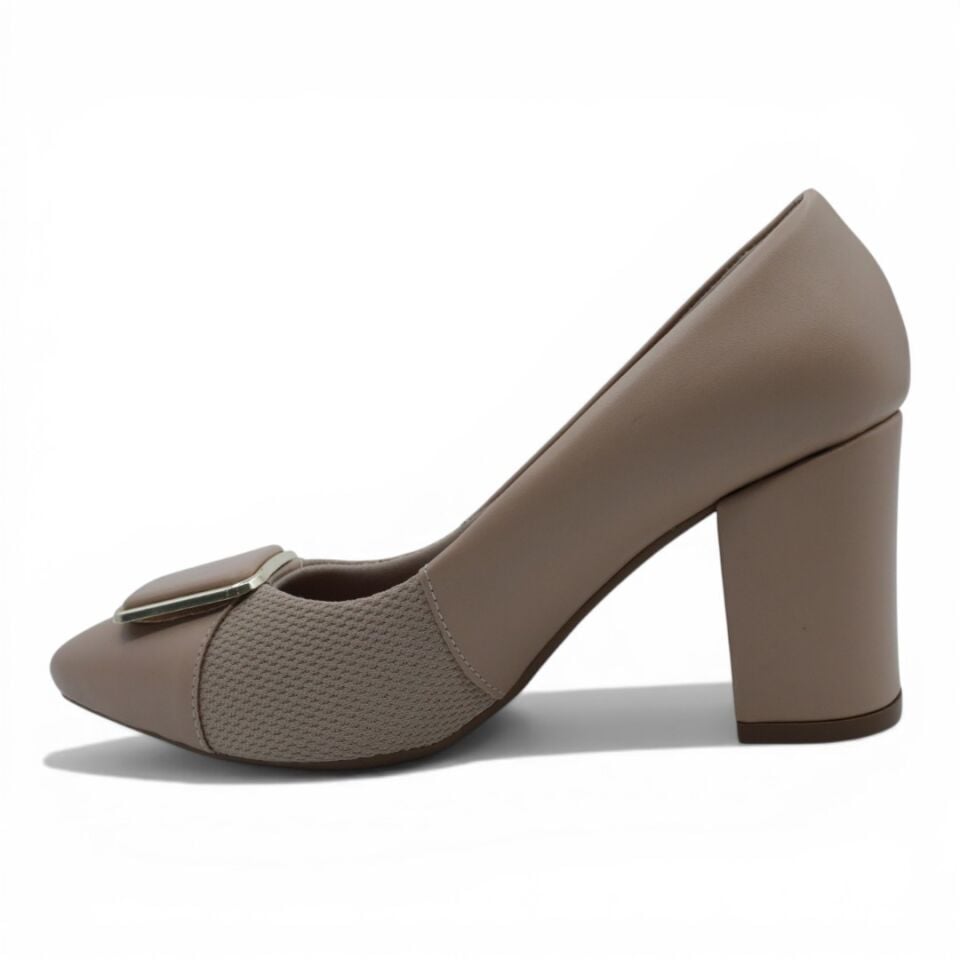 NUT CİLT KALIN TOPUKLU 7CM