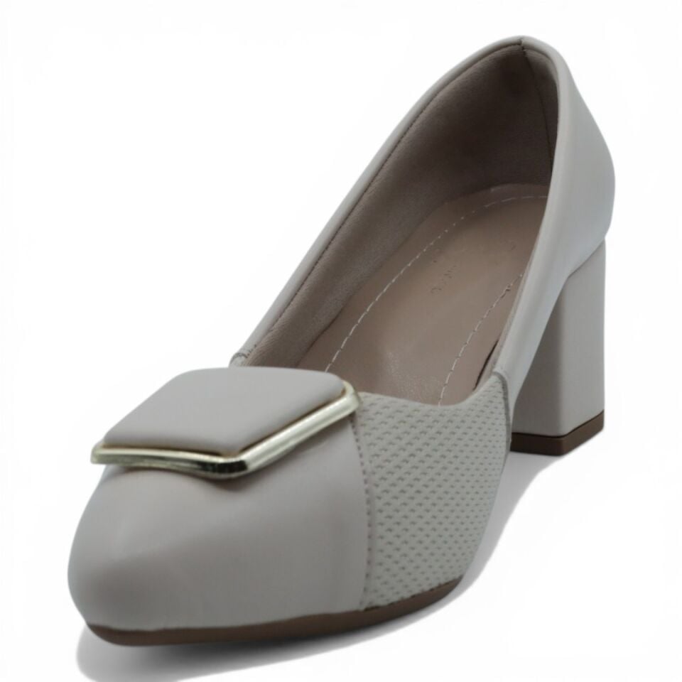 TEN CİLT KALIN TOPUKLU 7CM