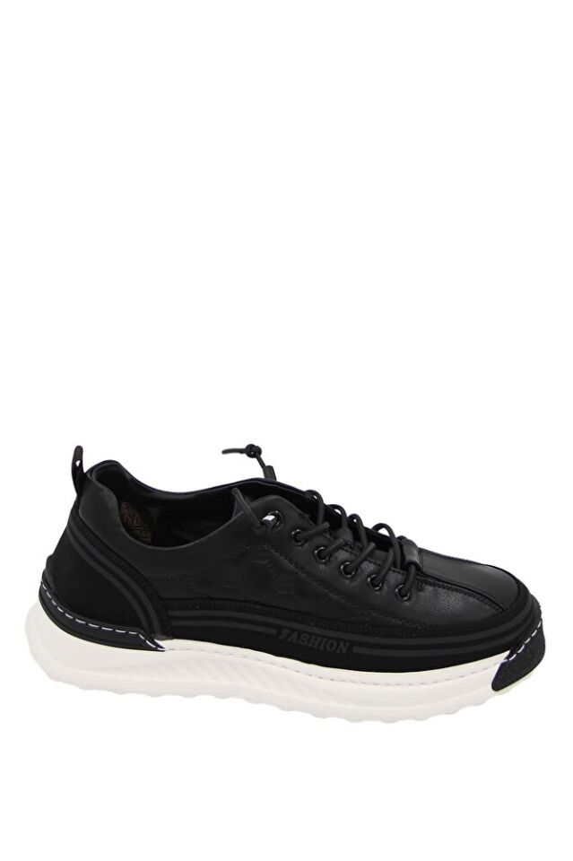19075 Erkek Sneaker Ayakkabı - SİYAH