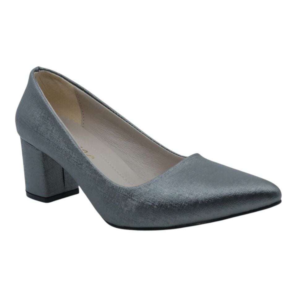 ESSENCE PLATİN KALIN TOPUKLU 7CM