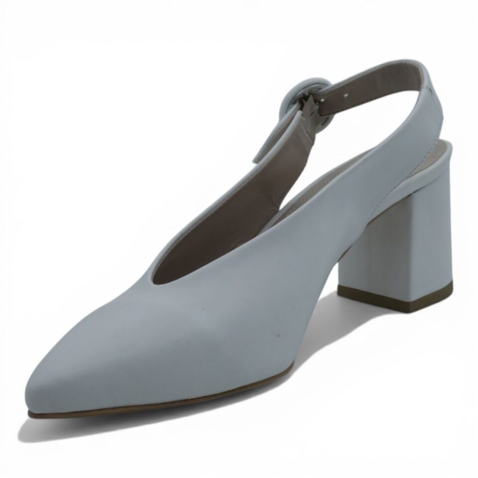 ESSTİİ BEYAZ KALIN TOPUKLU 5CM