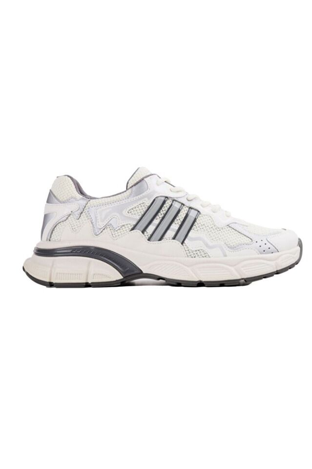 19079 BEYAZ GRİ SNEAKER AYAKKABI
