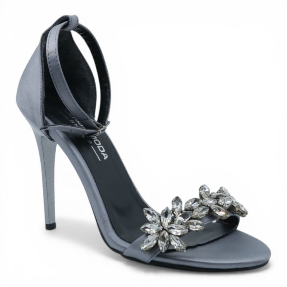CEREN MODA PLATİN TOPUKLU