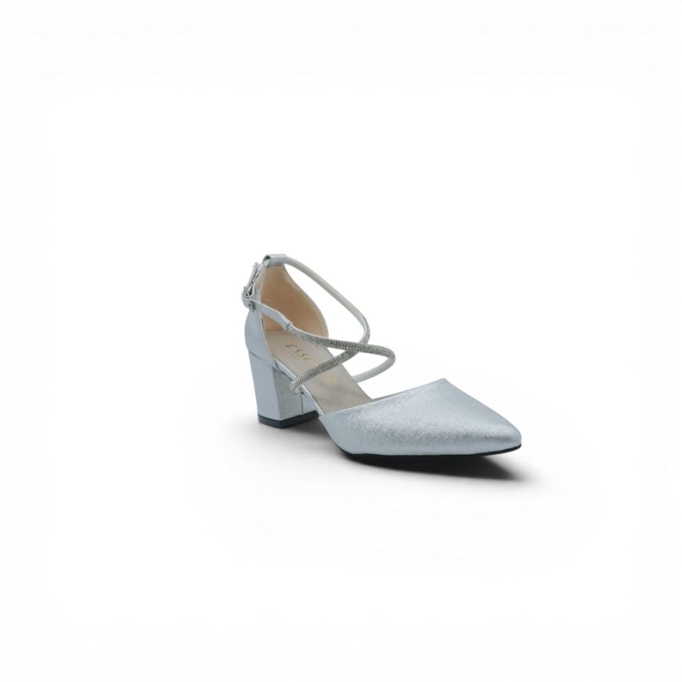 ESSENCE GÜMÜŞ KALIN TOPUKLU 7 CM