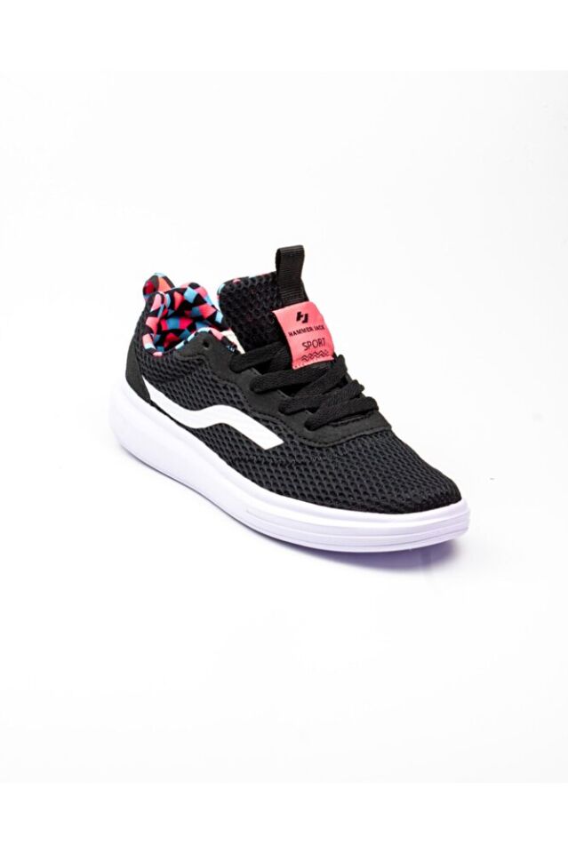 20040 Brett Siyah Kadın Sneaker Ayakkabı Siyah-36